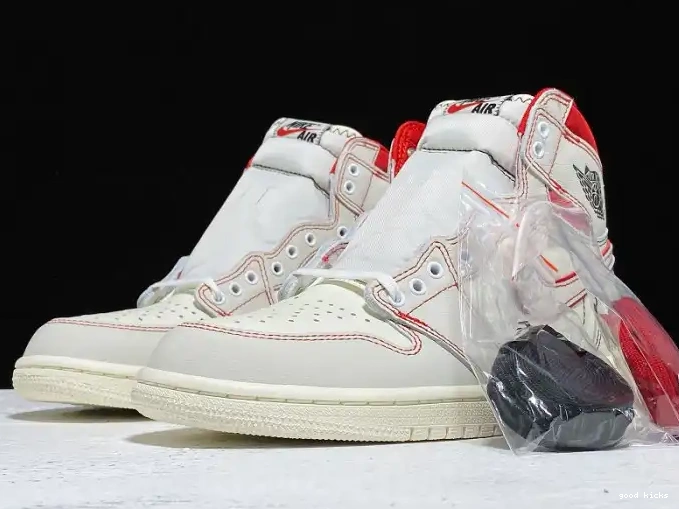 Rep Air Retro 1 Red Gym 555088-160 Jordan OG High 